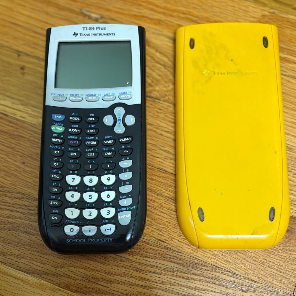 Texas Instruments TI 84 Plus graphing calculator